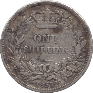 1857 SHILLING ( GF ) - Shilling - Cambridgeshire Coins