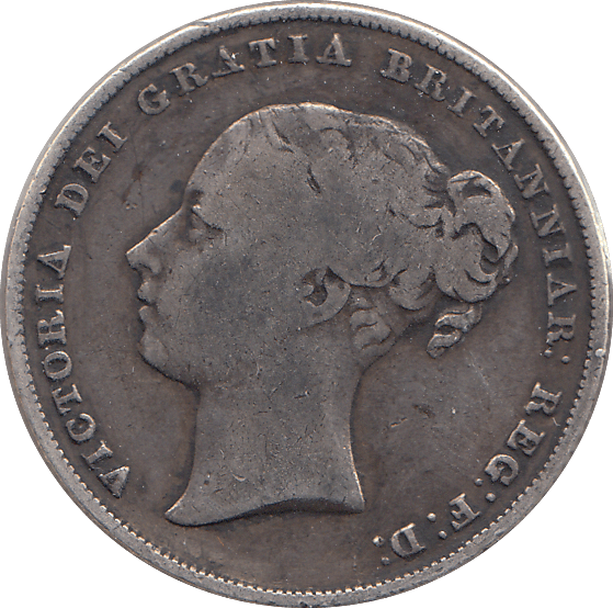 1857 SHILLING ( GF ) - SHILLING - Cambridgeshire Coins