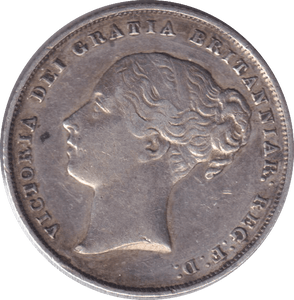 1857 SHILLING ( GVF ) - SHILLING - Cambridgeshire Coins