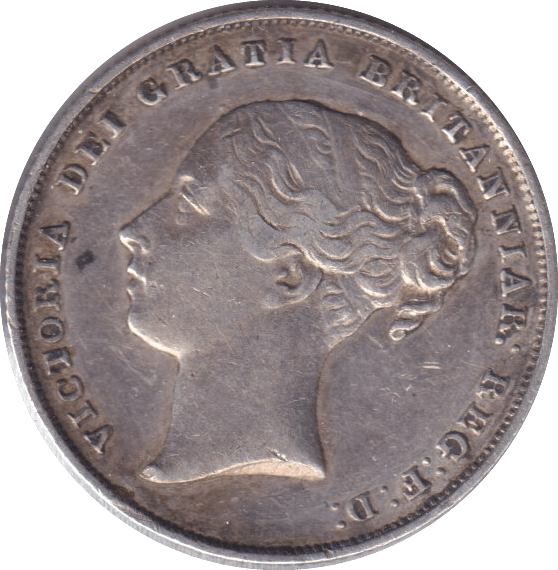 1857 SHILLING ( GVF ) - SHILLING - Cambridgeshire Coins