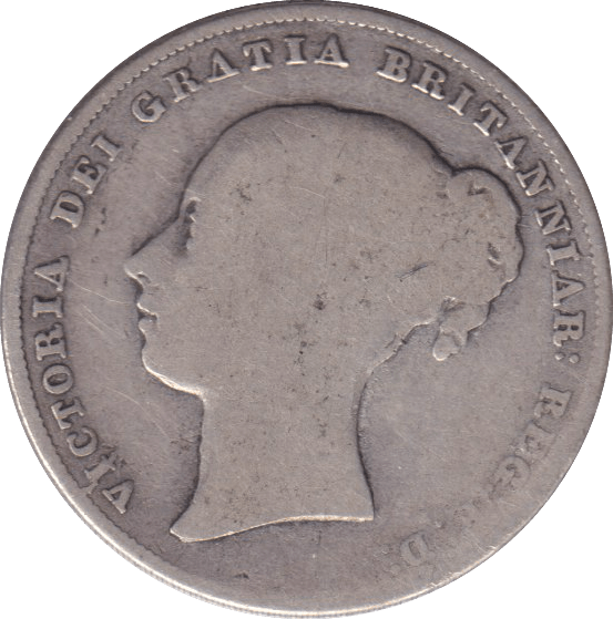 1857 SHILLING ( NF ) - SHILLING - Cambridgeshire Coins