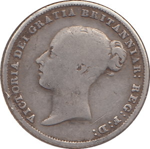 1857 SIXPENCE ( NF ) - SIXPENCE - Cambridgeshire Coins