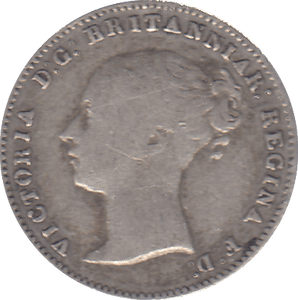 1857 THREEPENCE ( FINE ) - THREEPENCE - Cambridgeshire Coins