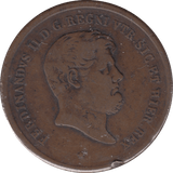 1858 10 TORNESI ITALY - WORLD COINS - Cambridgeshire Coins