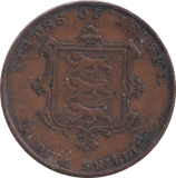 1858 1/13 PENNY JERSEY - WORLD COINS - Cambridgeshire Coins