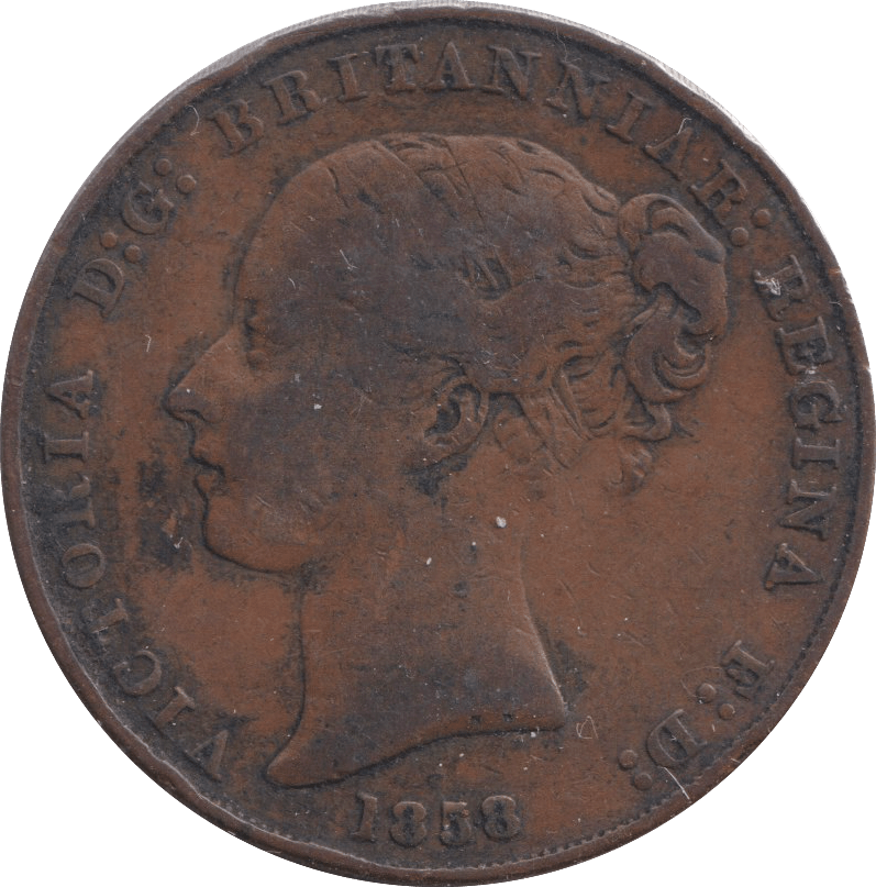 1858 1/13 PENNY JERSEY - WORLD COINS - Cambridgeshire Coins