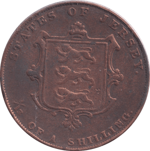 1858 1/13 SHILLING JERSEY - WORLD COINS - Cambridgeshire Coins