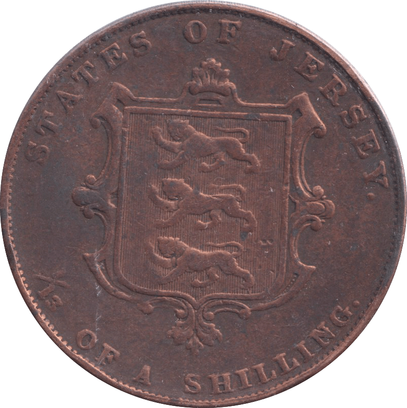 1858 1/13 SHILLING JERSEY - WORLD COINS - Cambridgeshire Coins