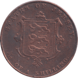1858 1/13 SHILLING JERSEY - WORLD COINS - Cambridgeshire Coins