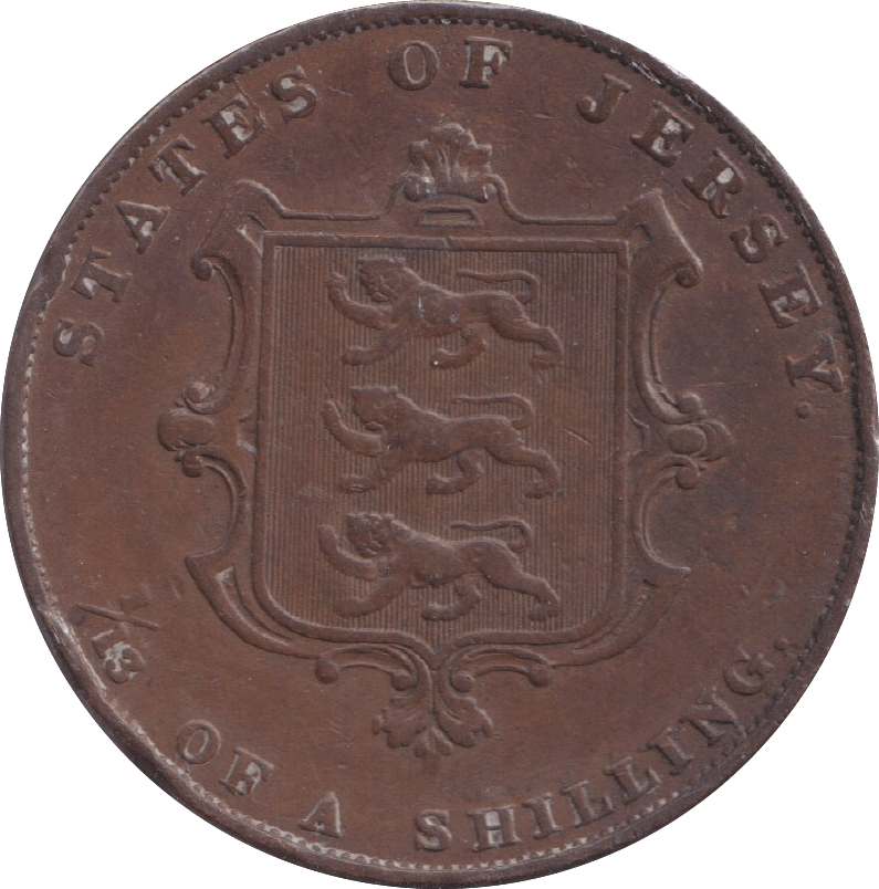 1858 1/13 SHILLING TOKEN JERSEY - OTHER TOKENS - Cambridgeshire Coins