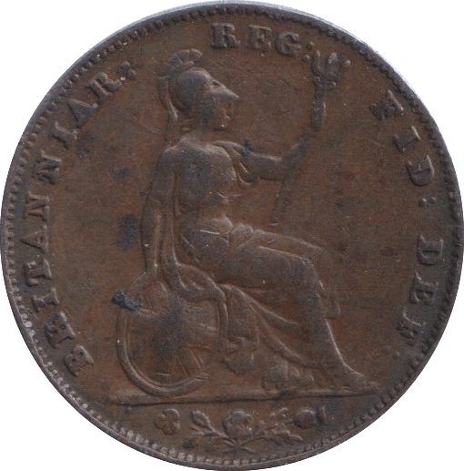 1858 FARTHING ( GF ) - FARTHING - Cambridgeshire Coins