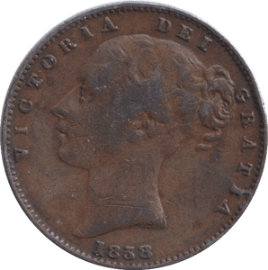 1858 FARTHING ( GF ) - FARTHING - Cambridgeshire Coins