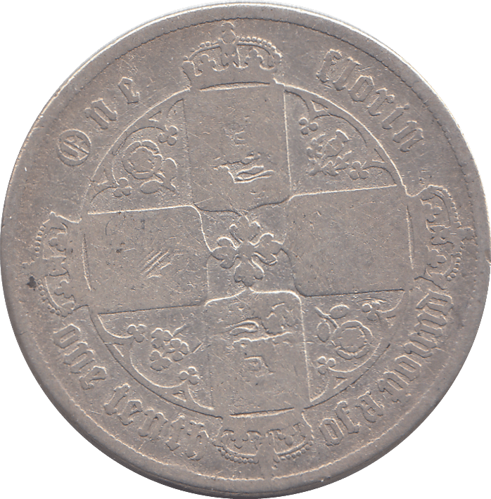 1858 FLORIN ( FAIR ) - FLORIN - Cambridgeshire Coins