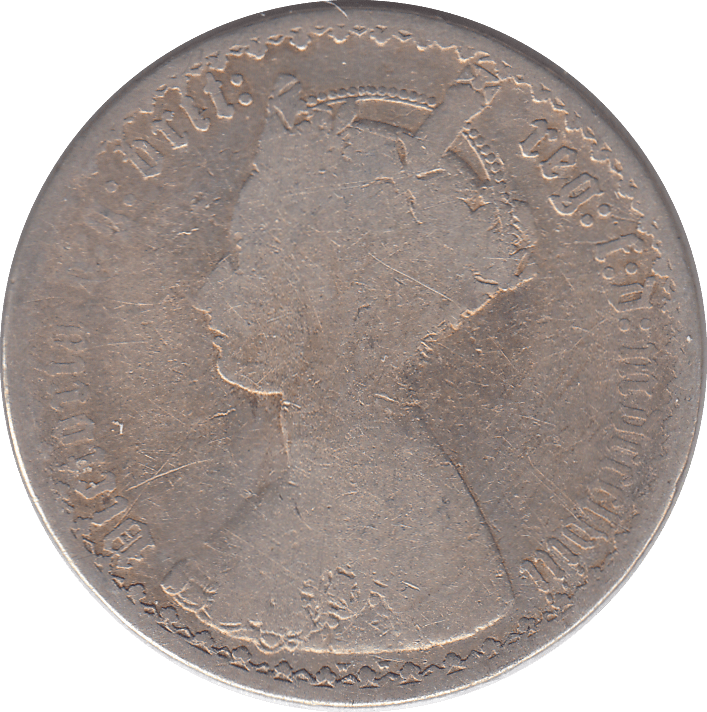 1858 FLORIN ( FAIR ) - FLORIN - Cambridgeshire Coins