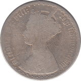 1858 FLORIN ( FAIR ) - FLORIN - Cambridgeshire Coins