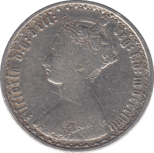 1858 FLORIN ( FINE ) - FLORIN - Cambridgeshire Coins