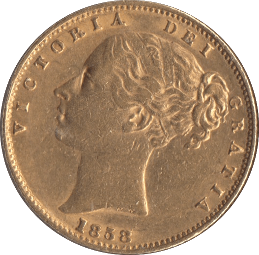 1858 GOLD SOVEREIGN ( GVF ) - SOVEREIGN - Cambridgeshire Coins