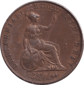 1858 HALFPENNY ( AUNC ) - HALFPENNY - Cambridgeshire Coins