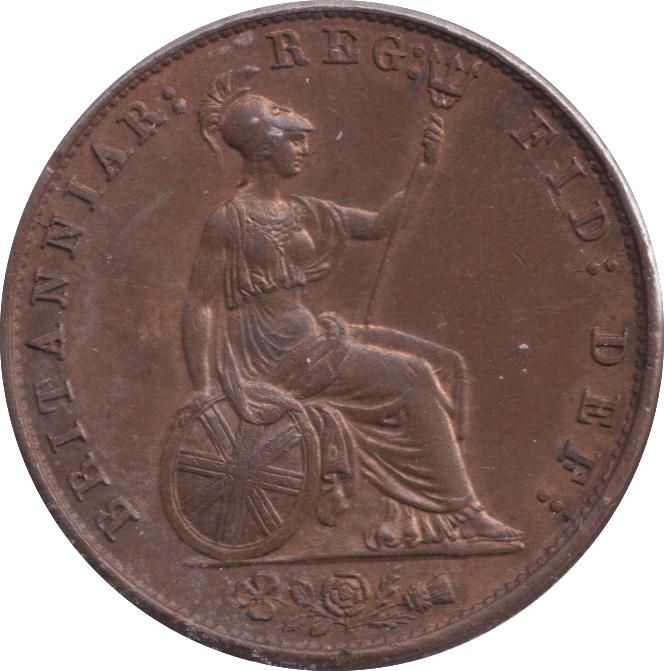 1858 HALFPENNY ( AUNC ) - HALFPENNY - Cambridgeshire Coins