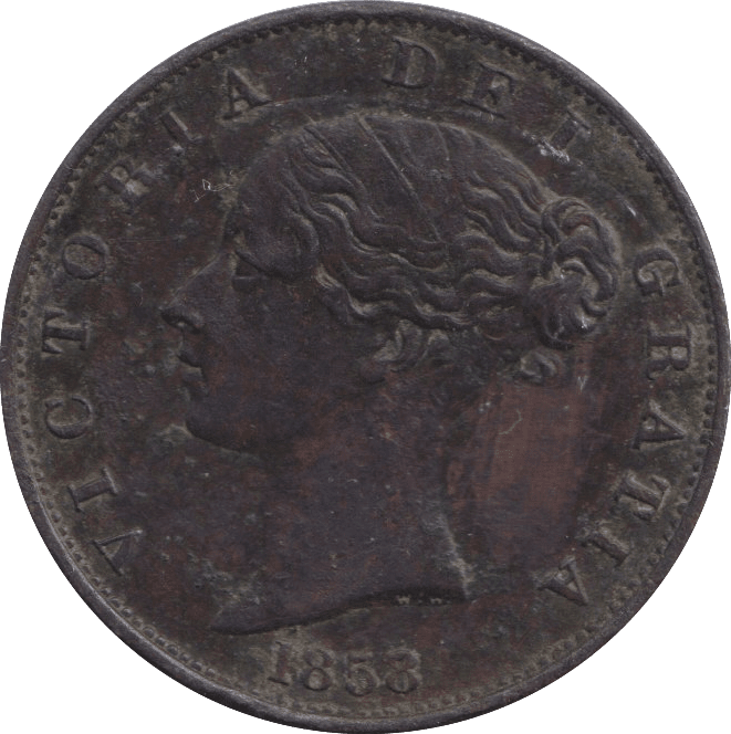 1858 HALFPENNY ( EF ) - HALFPENNY - Cambridgeshire Coins