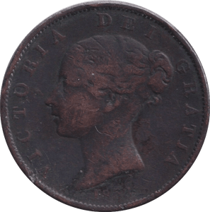1858 HALFPENNY ( FINE ) - HALFPENNY - Cambridgeshire Coins