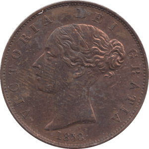 1858 HALFPENNY ( GF ) - HALFPENNY - Cambridgeshire Coins