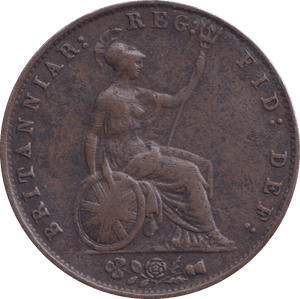 1858 HALFPENNY ( GF ) - HALFPENNY - Cambridgeshire Coins