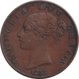 1858 HALFPENNY ( GF ) - HALFPENNY - Cambridgeshire Coins