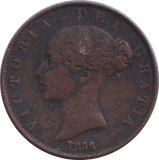 1858 HALFPENNY ( GF ) - WORLD COINS - Cambridgeshire Coins