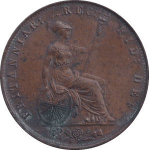 1858 HALFPENNY ( GVF ) - HALFPENNY - Cambridgeshire Coins