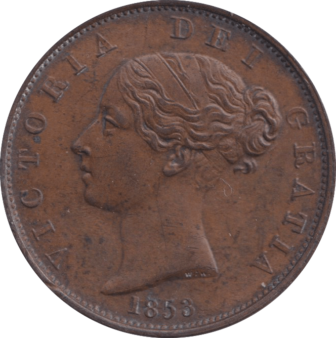 1858 HALFPENNY ( GVF ) - HALFPENNY - Cambridgeshire Coins