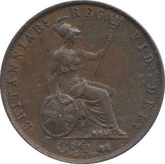 1858 HALFPENNY ( UNC ) - HALFPENNY - Cambridgeshire Coins