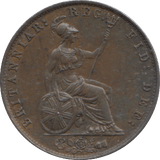 1858 HALFPENNY ( UNC ) - HALFPENNY - Cambridgeshire Coins
