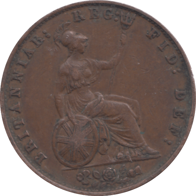 1858 HALFPENNY ( VF ) - HALFPENNY - Cambridgeshire Coins