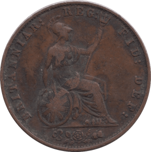 1858 HALFPENNY ( VF ) - Halfpenny - Cambridgeshire Coins