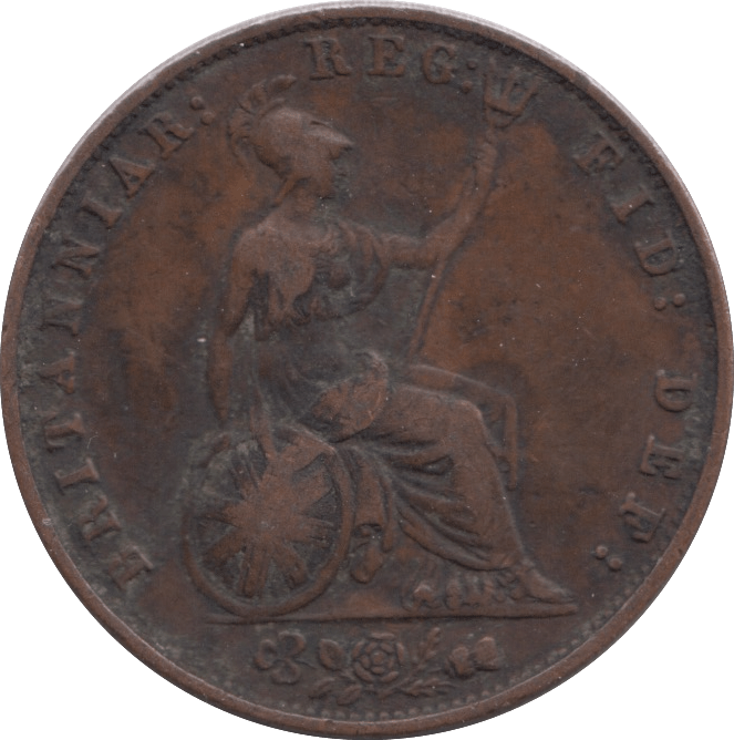 1858 HALFPENNY ( VF ) - Halfpenny - Cambridgeshire Coins