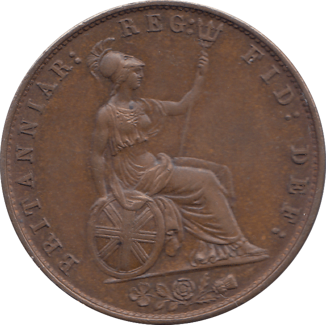 1858 PENNY ( AUNC ) - PENNY - Cambridgeshire Coins