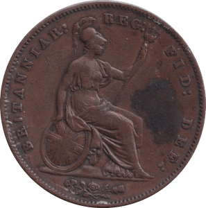 1858 PENNY ( AUNC ) - PENNY - Cambridgeshire Coins