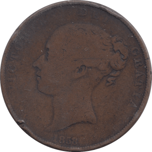 1858 PENNY BRITANNIA ( NF ) - PENNY - Cambridgeshire Coins