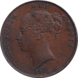 1858 PENNY ( EF ) - PENNY - Cambridgeshire Coins
