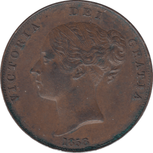 1858 PENNY ( EF ) - PENNY - Cambridgeshire Coins