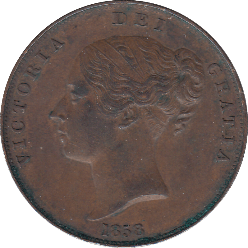 1858 PENNY ( EF ) - PENNY - Cambridgeshire Coins