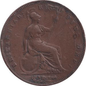 1858 PENNY ( FINE ) - PENNY - Cambridgeshire Coins