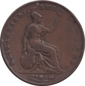 1858 PENNY ( FINE ) - PENNY - Cambridgeshire Coins
