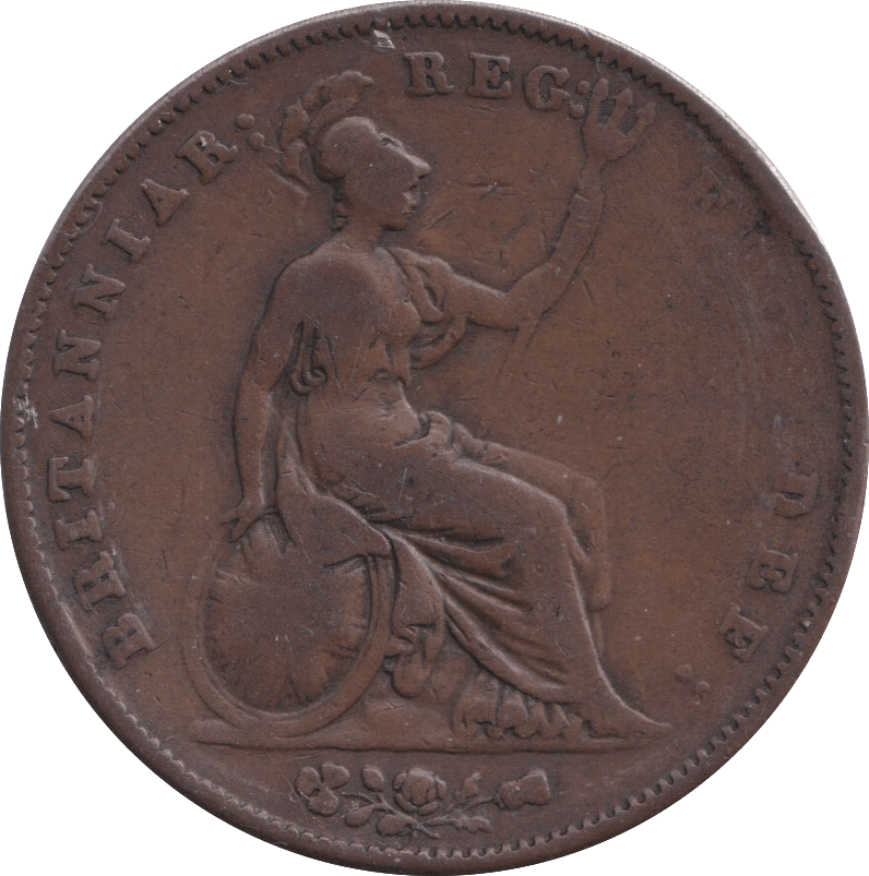 1858 PENNY ( FINE ) - PENNY - Cambridgeshire Coins