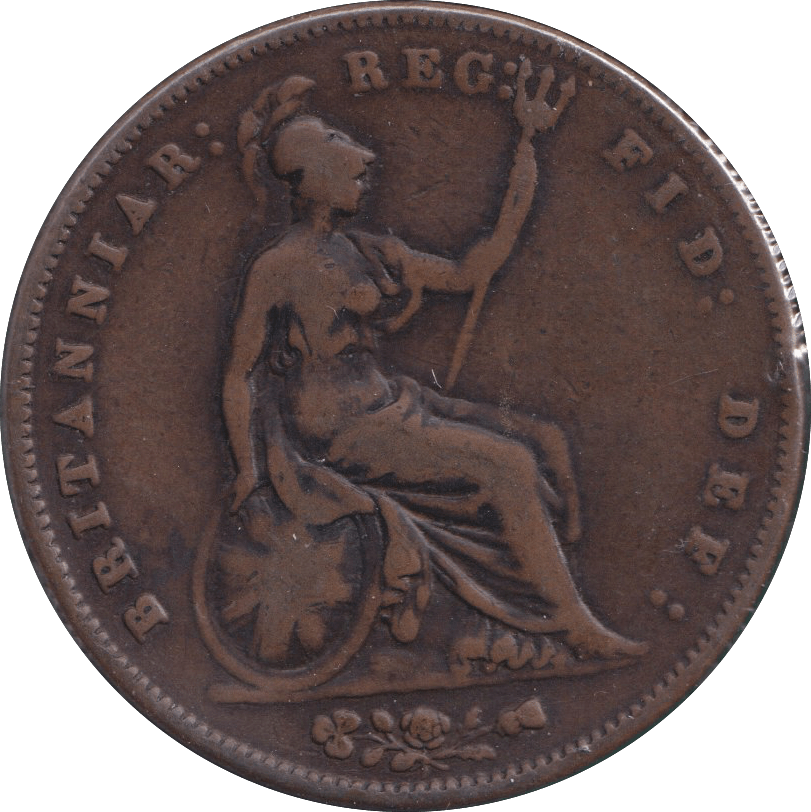 1858 PENNY ( FINE ) - PENNY - Cambridgeshire Coins