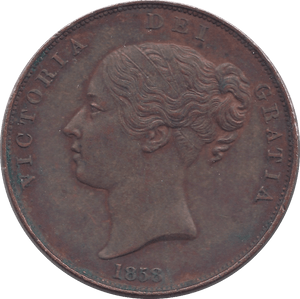 1858 PENNY ( GVF ) - PENNY - Cambridgeshire Coins