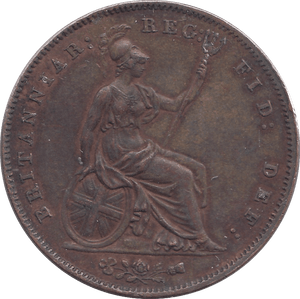 1858 PENNY ( GVF ) - PENNY - Cambridgeshire Coins