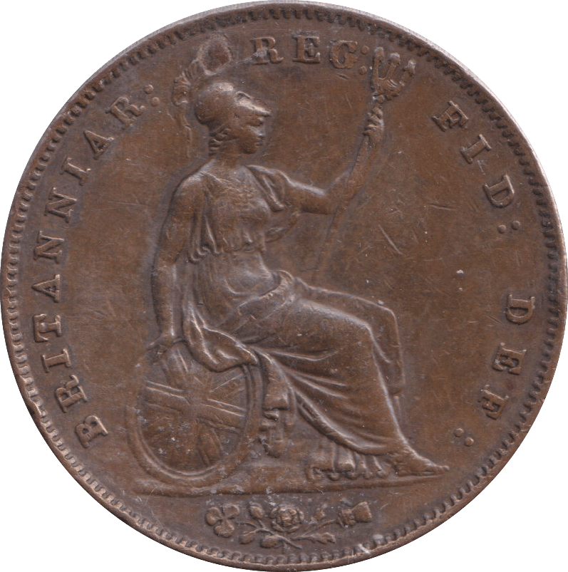 1858 PENNY ( GVF ) - PENNY - Cambridgeshire Coins