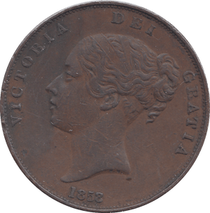 1858 PENNY ( GVF ) - WORLD COINS - Cambridgeshire Coins